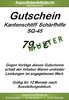 Geschenk-Gutschein 79 Euro SQ-45